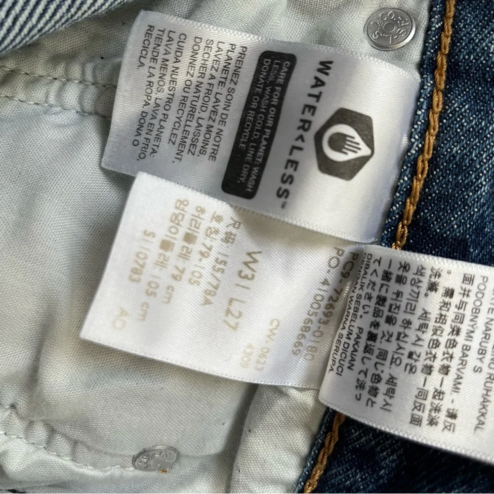 Levi's Ribcage Staight Ankle Jeans 31 - Picture 5 of 6